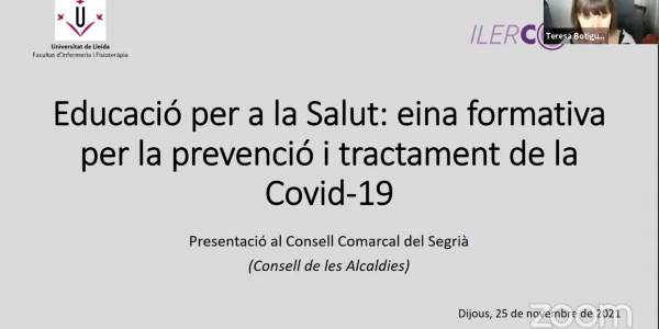 Presentació del Projecte IlerCOVID al Consell dels Alcaldies del Segrià