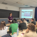Investigadors del projecte IlerCOVID presenten el projecte a la Universidad Autónoma de Madrid